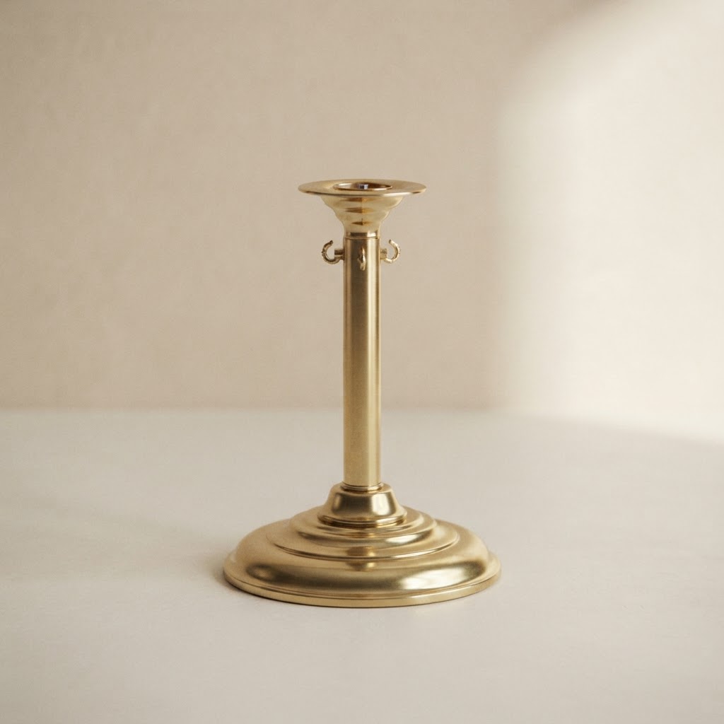 ORIGIN - CANDELABRO ALU ORO BASICO 45 — Capillas y carros · Capillas metálicas · Ref. 6395000 | Ramón Chao