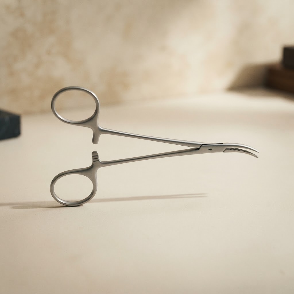 PINZA MOSQUITO 12,5 CMS.CURVA — Tanatopraxia · Instrumental · Ref. 6691000 | Ramón Chao