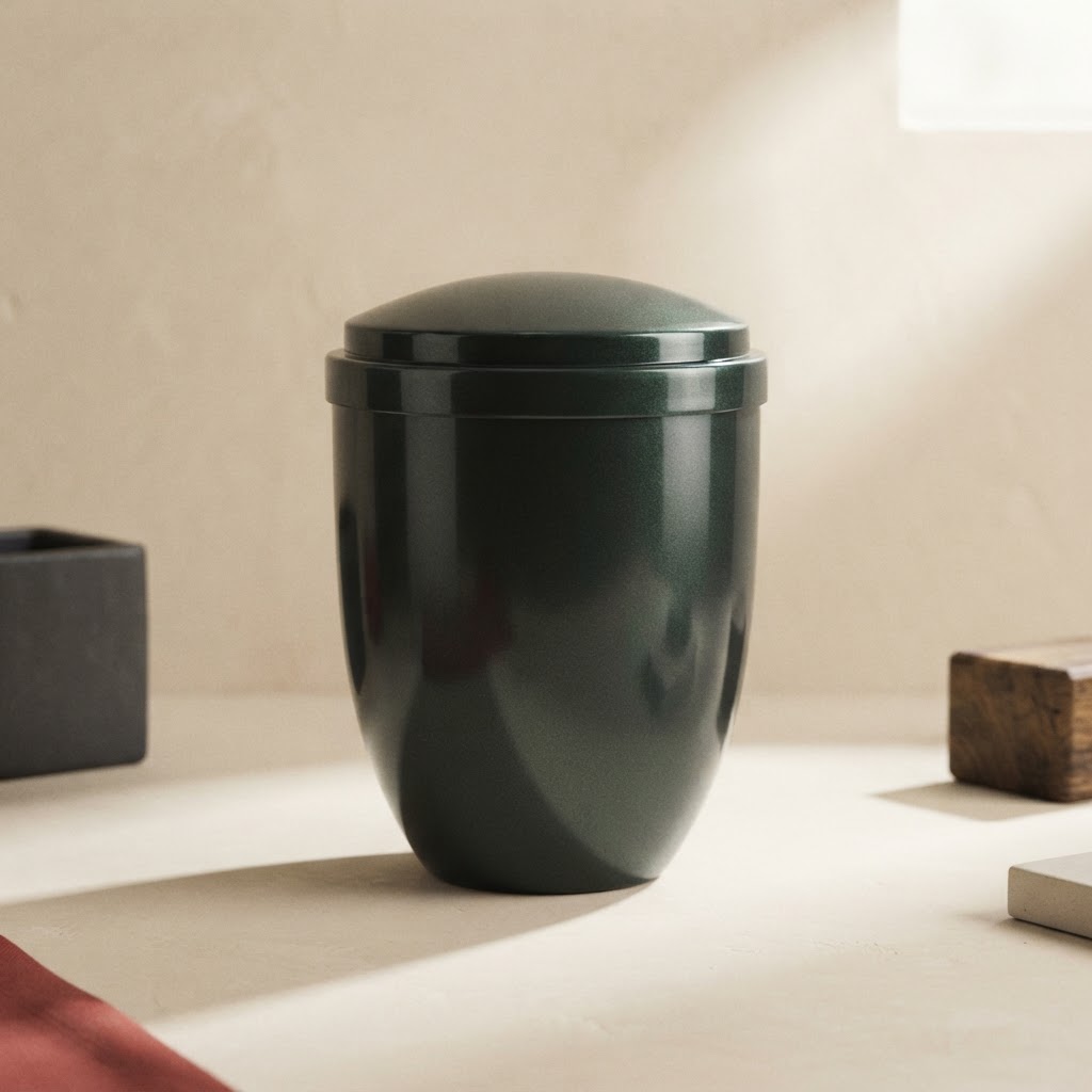 ABS combination urn # metallic green — Cremation · Urnas ABS · Ref. 6951004 | Ramón Chao