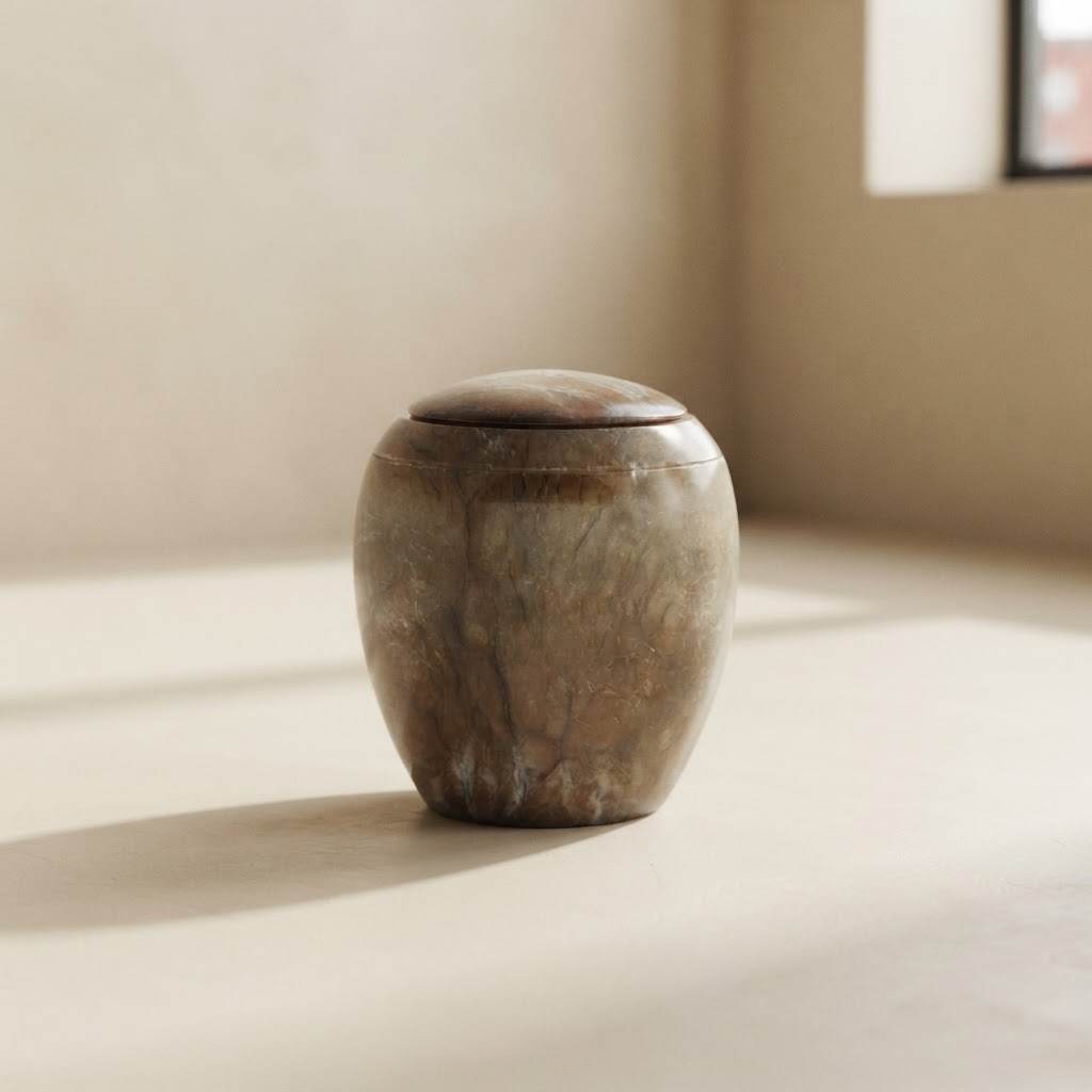ALABASTRO RONDA URN # GLOSS OXIDE — Cremation · Urnas alabastro, cristal y otros · Ref. 7162002 | Ramón Chao