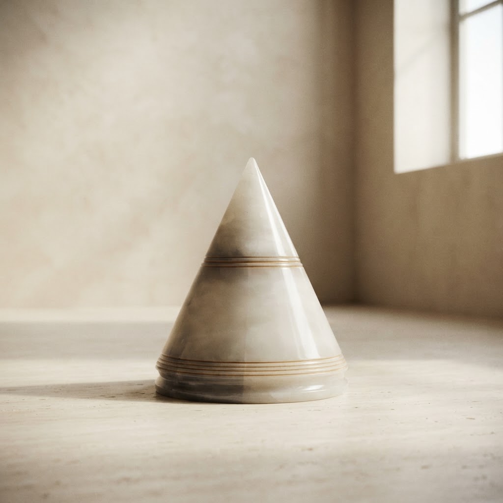 Alabaster Urn with Cones # Ocre Brillo — Cremation · Hasta fin de existencias · Ref. 7169002 | Ramón Chao