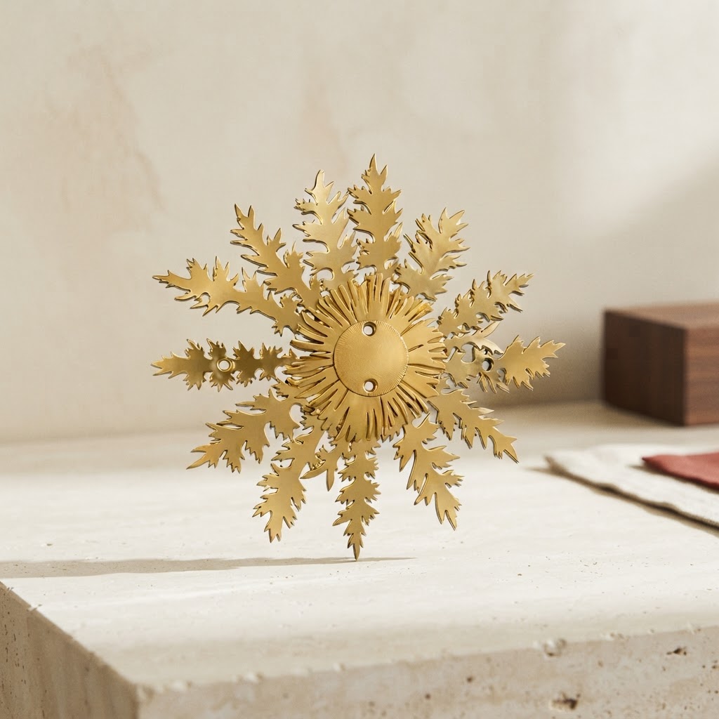 FLOR EGUZKILORE ACABADO ORO — Artículos generales · Ornamentos y ataúdes · Ref. 7276002 | Ramón Chao