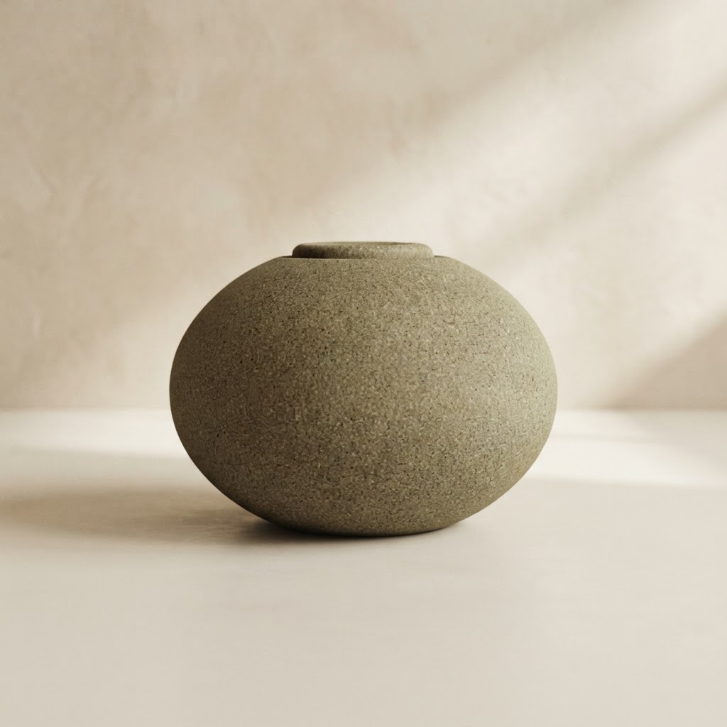 URNA ESFERA TIERRA — Incineración · Urnas degradables · Ref. 7560004 | Ramón Chao