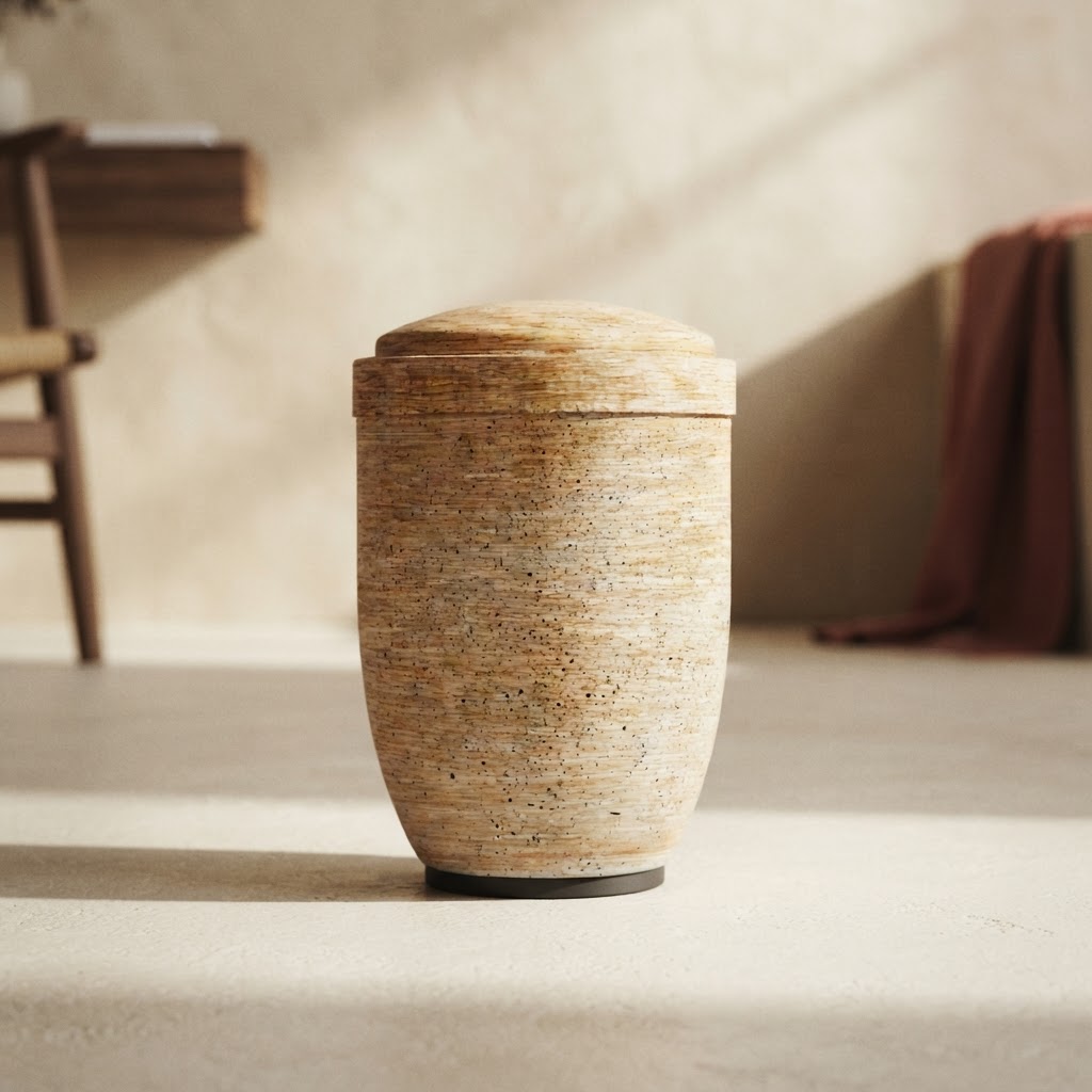 ALU GATA COLESP COMB. URN # STONE — Cremation · Urnas metálicas · Ref. 7650002 | Ramón Chao