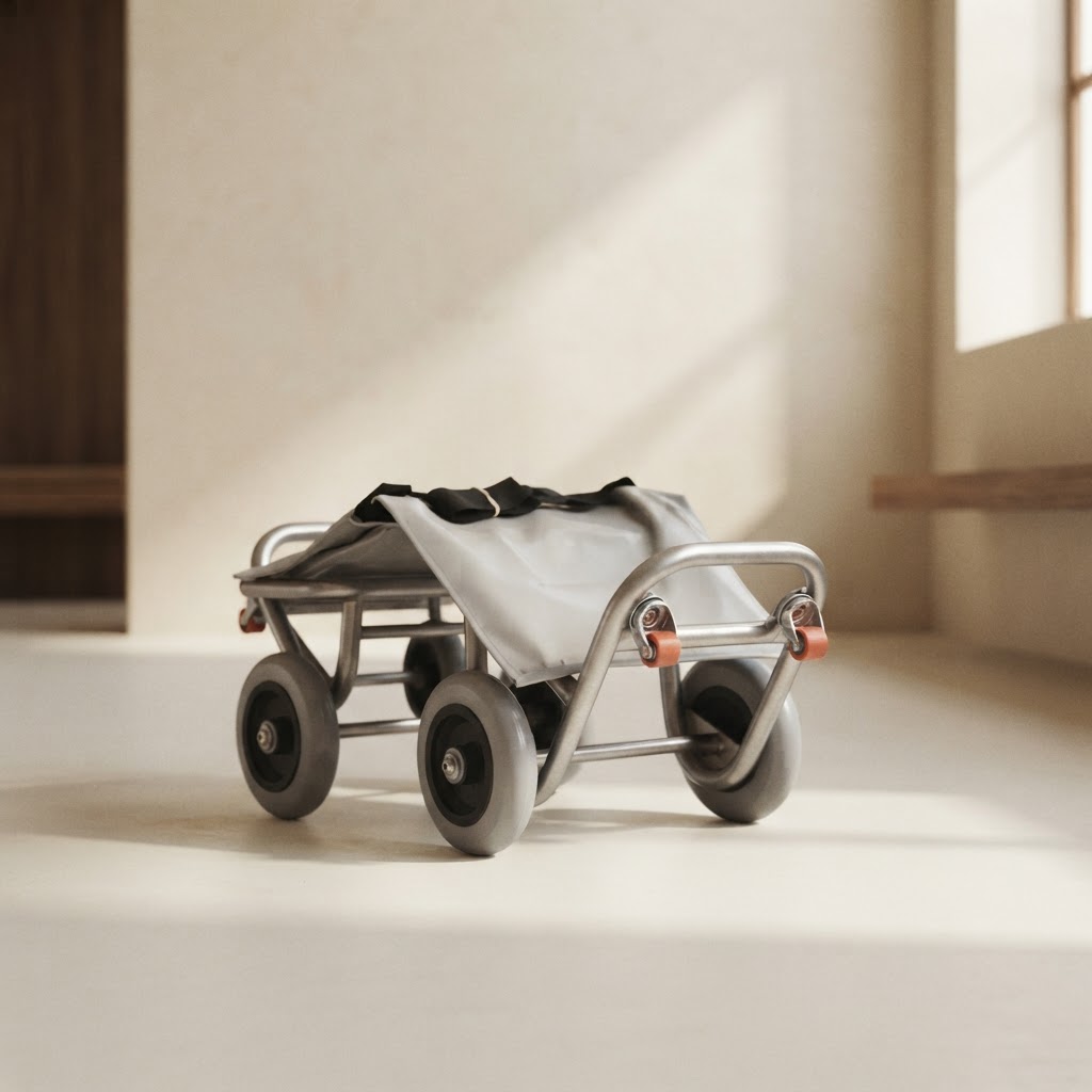 2-wheel option for Acerinox Z stretcher — General items · Recogida de cadáveres · Ref. 7746001 | Ramón Chao