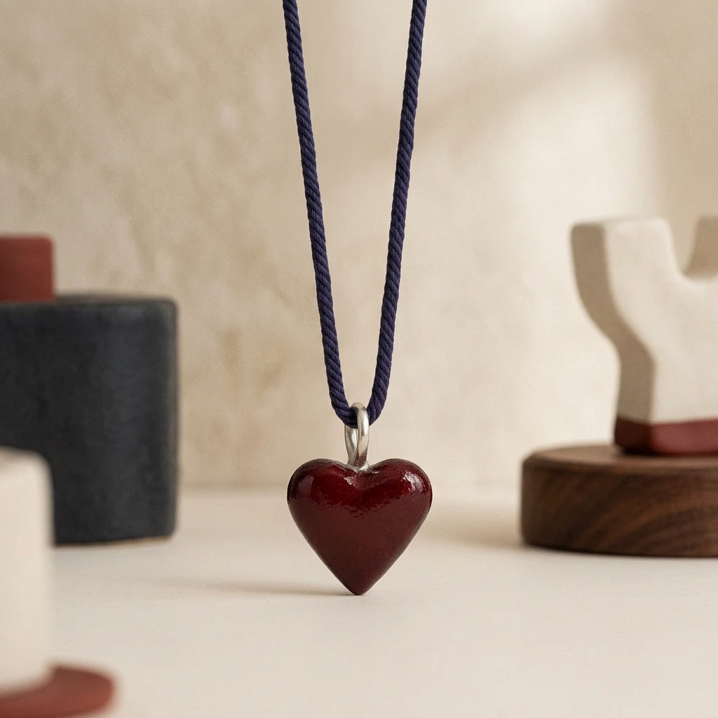 COLGANTE JOYA ALABASTRO # CORAZON ROJO — Incineración · Joyas · Ref. 7779250 | Ramón Chao
