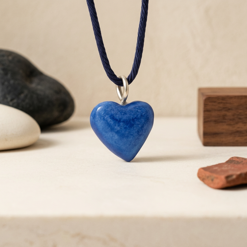 COLGANTE JOYA ALABASTRO # CORAZON AZUL — Incineración · Joyas · Ref. 7779251 | Ramón Chao