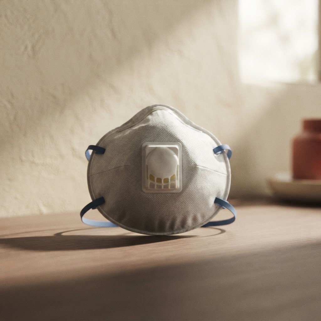 3M FFP2 MASK W/VALVE — General items · Recogida de cadáveres · Ref. 999002 | Ramón Chao